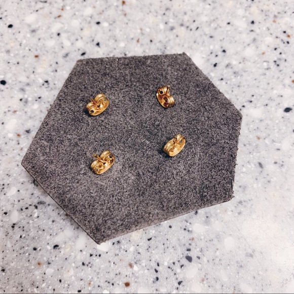 Gemstone Post Earrings - Picture 2 of 2